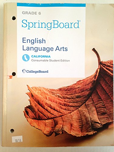 English Language Arts Grade 6 California Student Edition
