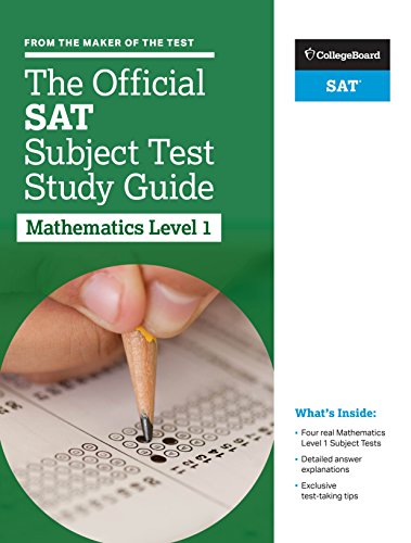 The Official SAT Subject Test in Mathematics