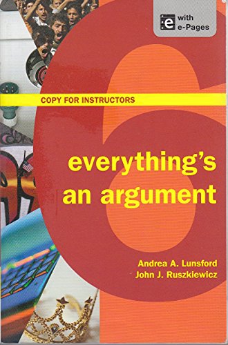 Everything's an Argument