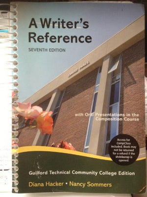 A Writers Reference  E Guilford Technical Community College