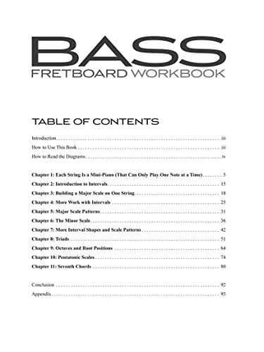 Bass Fretboard Workbook