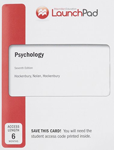 Launchpad for Hockenbury's Psychology (Six Month Access)
