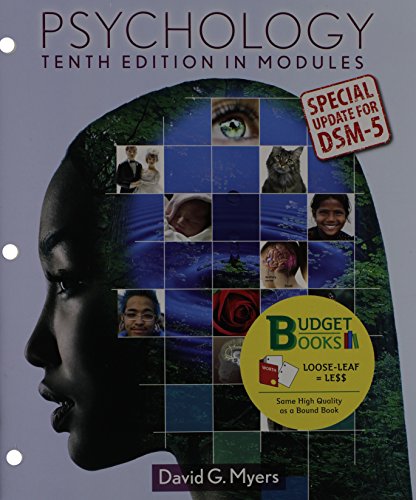 Loose-Leaf Version for Psychology in Modules with Dsm5 Update
