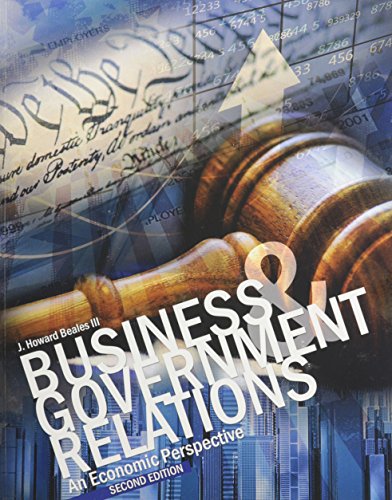 Business and Government Relations: An Economic Perspective