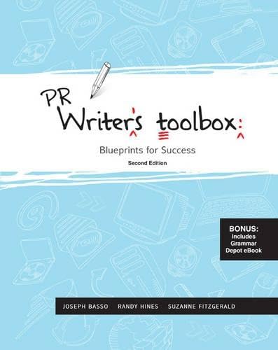 PR Writer's Toolbox: Blueprints for Success