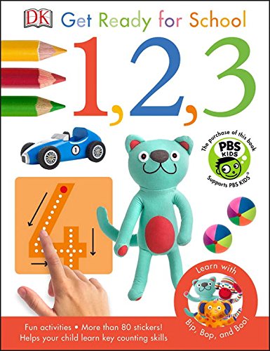 Bip, Bop, and Boo Get Ready for School: 1, 2, 3