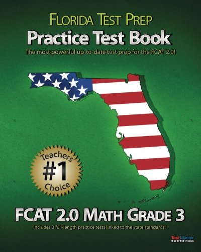 Florida Test Prep Practice Test Book Fcat 2.0 Math Grade 3