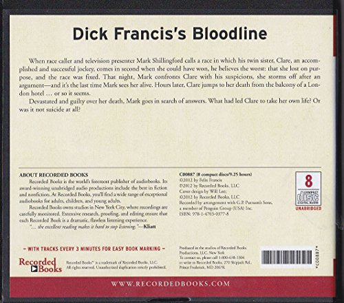 Dick Francis's Bloodline Unabridged Audio CD