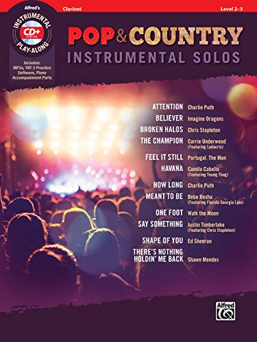 Pop & Country Instrumental Solos Clarinet