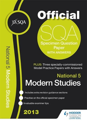 SQA Specimen Paper National 5 Modern Studies and Model Papers