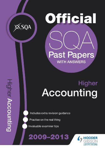 SQA Past Papers Higher Accounting
