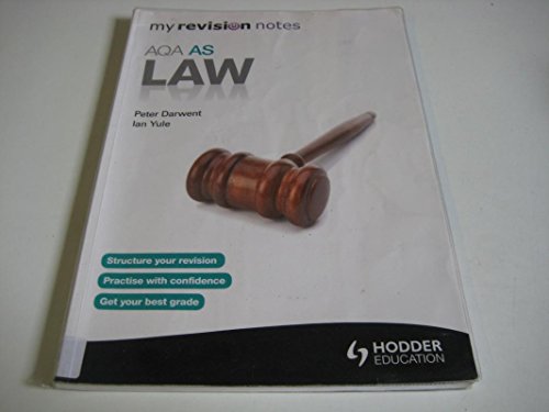 My Revision Notes: AQA AS Law