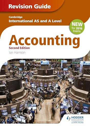 Cambridge International AS/A level Accounting Revision Guide 2nd edition