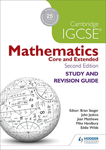 Cambridge IGCSE Mathematics Study and Revision Guide 2nd edition