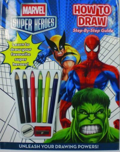 Marvel Super Heroes How to Draw Activity