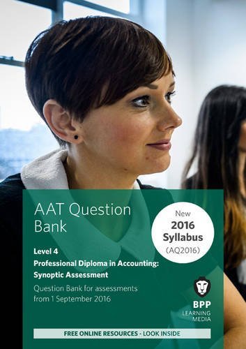 AAT Professional Diploma in Accounting Level 4 Synoptic Assessment