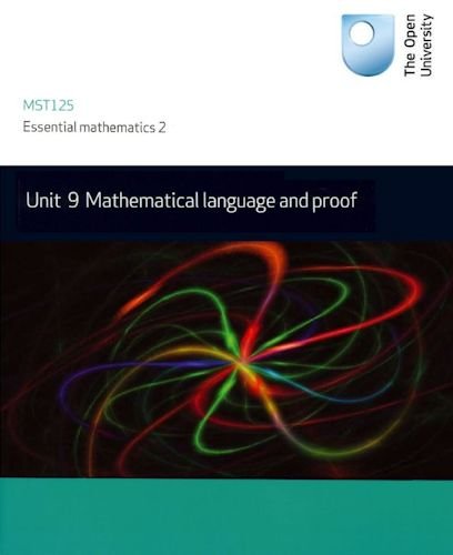 Mathematical language and proof: Unit 9