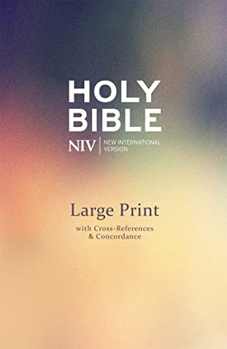 NIV Large Print Single-Column Deluxe Reference Bible