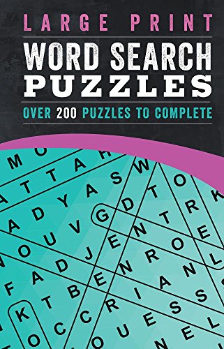 Large Print Word Search Puzzles