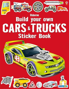 Build Your Own Cars and Trucks Sticker Book 