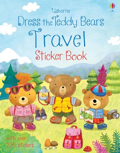 Dress the Teddy Bears Travel Sticker Book