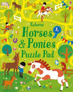 Horses and Ponies Puzzles Pad 