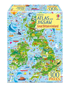 Usborne Atlas & Jigsaw Great Britain & Ireland