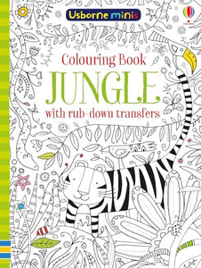 Colouring Book Jungle with Rub Downs 