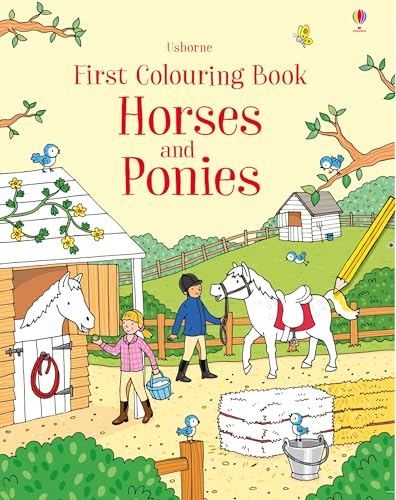 First Colouring Book Horses and Ponies