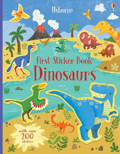 First Sticker Book Dinosaurs 