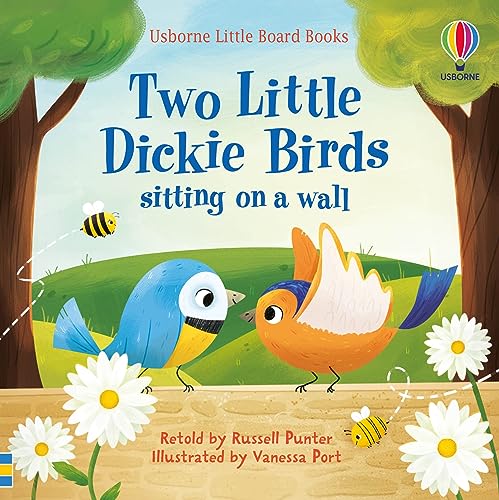 Two Little Dickie Birds sitting on a wall