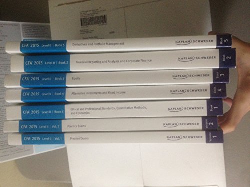 2015 CFA Level 2 Schweser Notes + Quicksheet