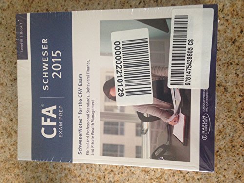 Kaplan Schweser Notes 2015 CFA Level III
