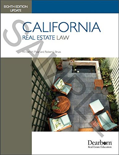 California Real Estate Law 8th Edition Update