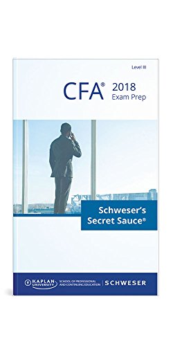 Level II CFA Exam Prep  Schwesers Secret SauceR Book