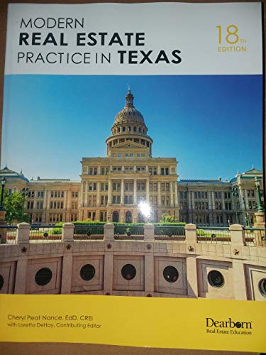 Modern Real Estate Practice in Texas