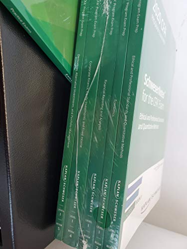 Kaplan Schweser Series: CFA Level 1 2020 Exam Prep and Study Materials