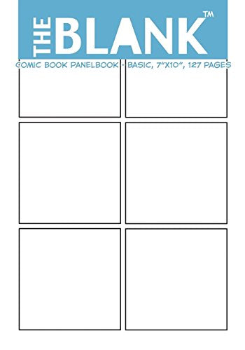 The Blank Comic Book Panelbook - Basic, 7x10, 127 Pages