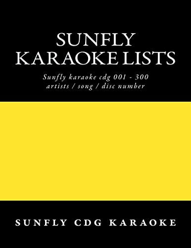 Sunfly Karaoke lists