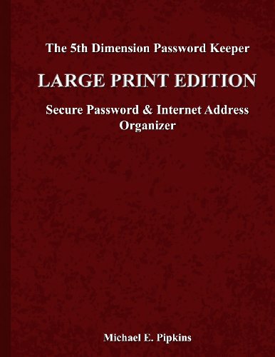 The 5th Dimension Password Keeper - Large Print Edition