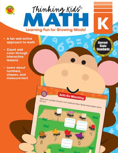 Thinking Kids Math, K: Learning Fun for Growing Minds! 