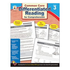 Common Core Differentiated Reading for Comprehension, Grade 3