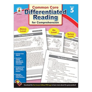 Common Core Differentiated Reading for Comprehension, Grade 5