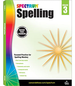 Spectrum Spelling, Grade 3 
