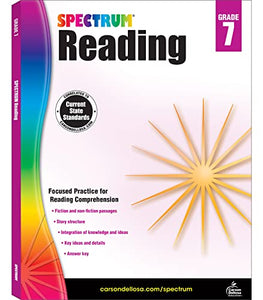 Spectrum Reading G.7 Workbook, Grade 7 