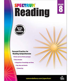 Spectrum Reading Workbook, Grade 8