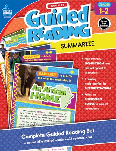 Ready to Go Guided Reading: Summarize, Grades 1 - 2
