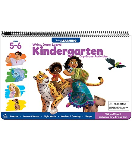 Write, Draw, Learn! Kindergarten Dry-Erase Activities (Disney Learning)