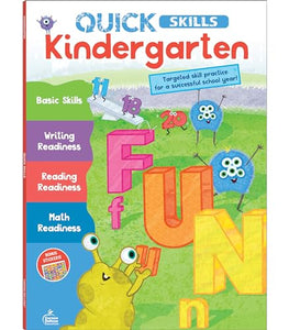 Quick Skills Kindergarten Workbook 