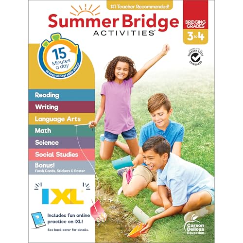 Summer Bridge Activities, Grades 3 - 4